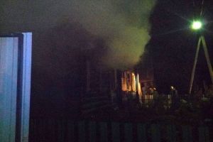 При пожаре в деревне Пензенской области пострадал мужчина