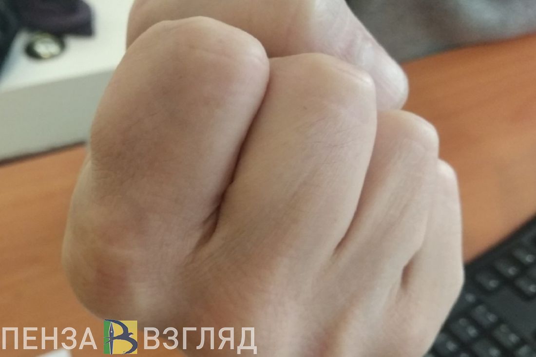 В Пензенской области пьяный водитель ударил сотрудника ДПС локтем в лицо