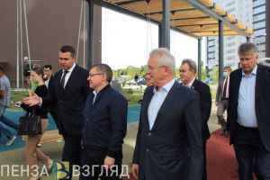 Визит министра строительства и ЖКХ РФ Владимира Якушева в Пензу (фото)