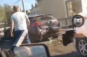 На Гагаринском мосту в Пензе произошла массовая авария