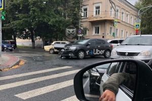 В центре Пензы произошла серьезная авария с участием такси