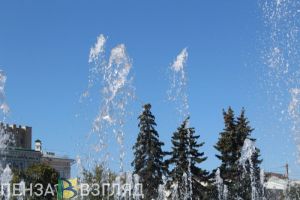 В Пензе стал известен график работы светомузыкального фонтана