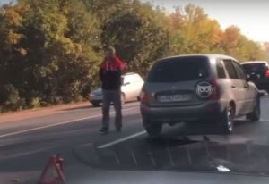 На трассе под Пензой утренняя авария спровоцировала большую пробку