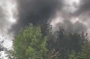 На улице Кижеватова в Пензе произошел пожар