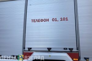 При пожаре в пензенской квартире пострадал хозяин жилья