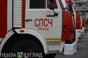 Вспыхнувшую в Пензе «ГАЗель» тушили шесть человек