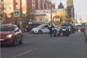 В Пензе несовершеннолетний мотоциклист сбил пешехода