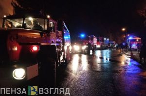 Во время пожара в пензенском ресторане «Засека» эвакуировали 47 человек