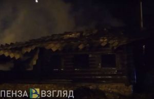 Как догорала «Засека». Видео с места уничтоженного огнем пензенского ресторана