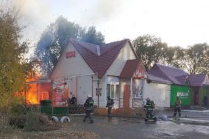В МЧС сообщили подробности пожара на улице Клары Цеткин в Пензе