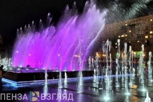 Фонтан Пензы. Завораживающее светомузыкальное шоу. Часть 1. Октябрь 2020