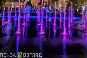 Аэросъемка танцующего фонтана в Пензе. Часть 3. Октябрь 2020
