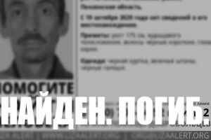 В Пензенской области найден мертвым пропавший мужчина