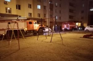 Во время пожара в Пензе пострадали двое молодых людей