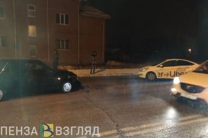 В пензенском районе Сосновка «ВАЗ» протаранил машину такси