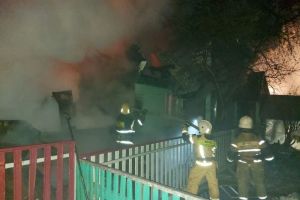 Названа площадь пожара, охватившего два жилых дома в Пензе