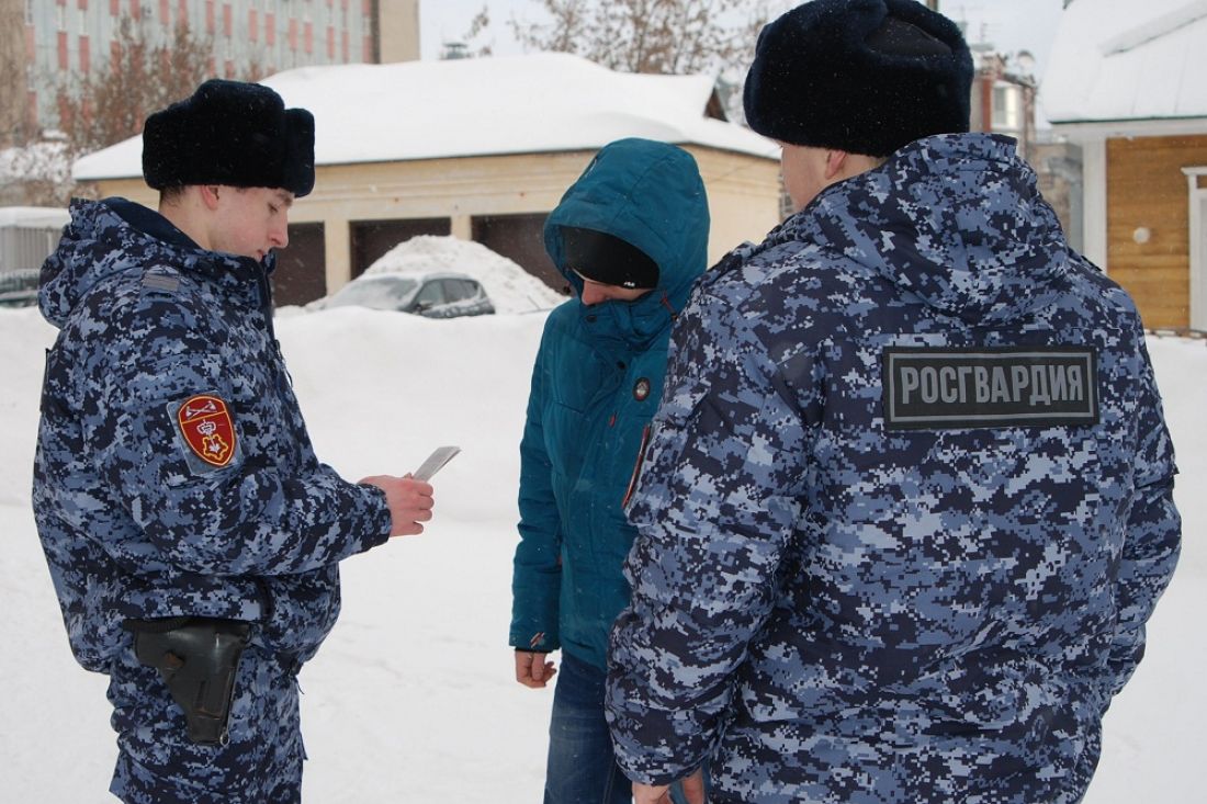 В Пензе двое мужчин распиливали чужой забор на глазах росгвардейцев