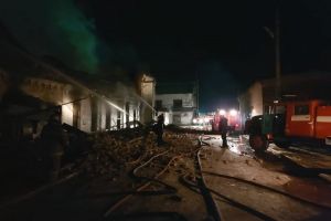 В пензенском МЧС сообщили подробности крупного пожара на спичечной фабрике