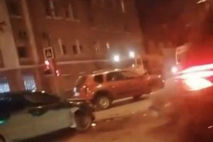 Опубликовано видео с места массовой аварии в центре Пензы