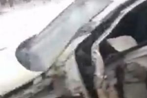В жестком ДТП с фурой на трассе «Тамбов-Пенза» пострадала женщина. Видео