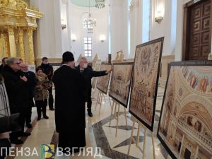 Презентация проектов росписи Спасского кафедрального собора Пензы. Фотогалерея