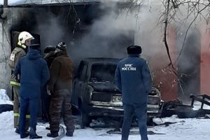 В Кузнецке Пензенской области вновь загорелась машина