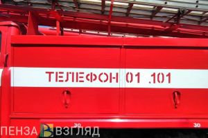В пензенском МЧС прокомментировали пожар в районе Север
