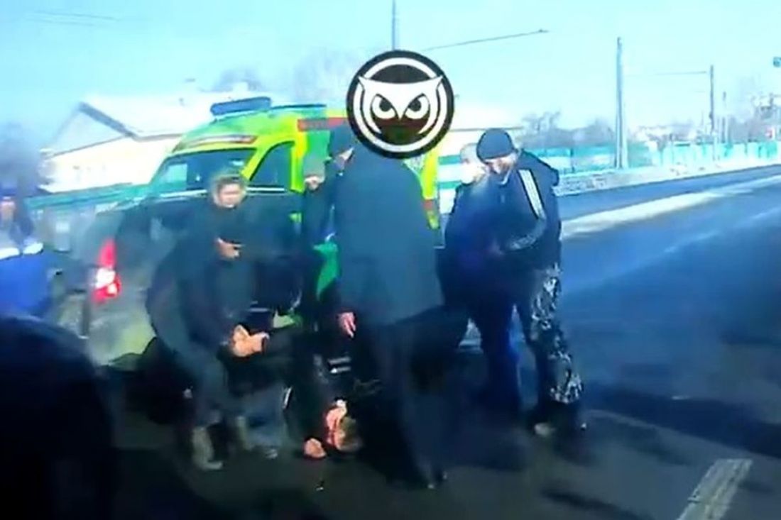 Появилось видео с пешеходом, которого в Пензе сбила машина