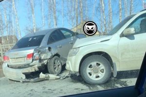 На трассе «Урал» в пределах Пензы произошла массовая авария. Фото