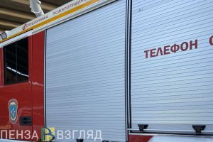 В Кузнецке Пензенской области при ночном пожаре погиб мужчина