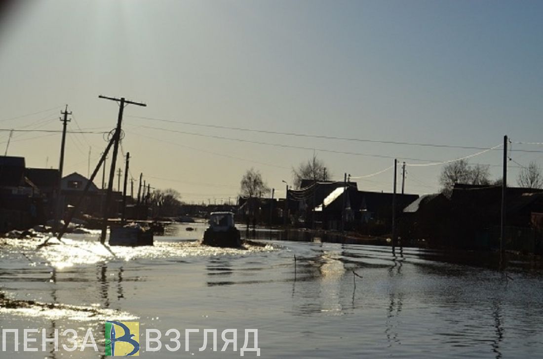 Появился список сел Пензенской области, которые могут пострадать от паводка