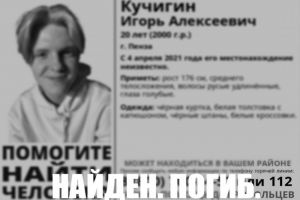 Пропавшего 20-летнего пензенца нашли мертвым