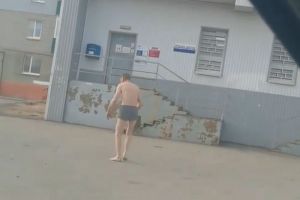 По Шуисту в Пензе разгуливал полуголый мужчина
