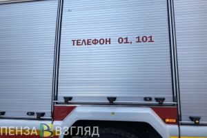 На улице Ладожской в Пензе произошло внезапное возгорание. Видео