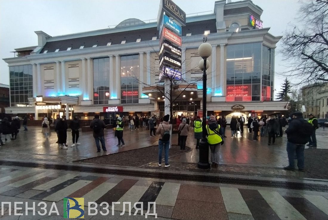 В центре Пензы прошла несанкционированная акция