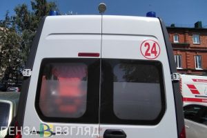 При столкновении двух иномарок в Пензе пострадала женщина