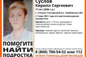 Пензенцев просят помочь в поисках 17-летнего парня