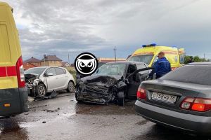 В пензенской Заре произошла массовая авария с пострадавшими