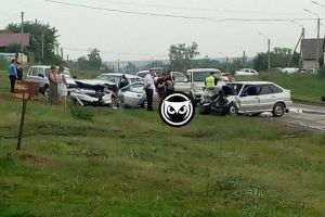 Опубликованы фотографии с места жесткого ДТП с пострадавшими в Пензенской области