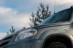 В Пензенском районе опрокинулся автомобиль «Нива Шевроле»