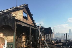 При пожаре в поселке Сура Пензенской области погиб трехлетний ребенок