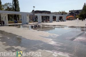Соцсети: на Фонтанной площади в Пензе обнаружили опасное место