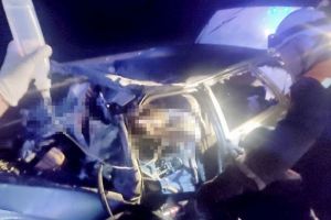 Опубликованы фотографии с места смертельной аварии на трассе «Урал» в Пензенской области