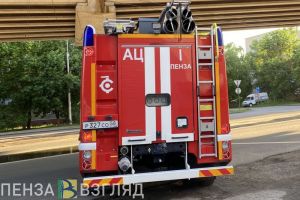 В МЧС прокомментировали возгорание автомобиля на Западной поляне в Пензе