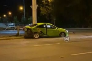 Жесткая авария произошла на проспекте Победы в Пензе