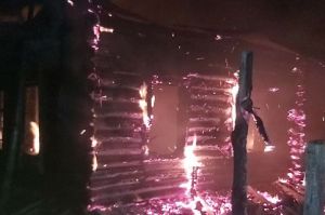 При пожаре в Пензенской области пострадал мужчина