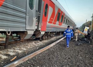В «РЖД» рассказали подробности о ДТП с пассажирским поездом и «КАМАЗОМ»