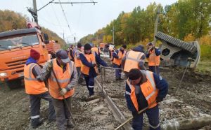Последствия ДТП в Пензенской области устраняли почти 200 железнодорожников
