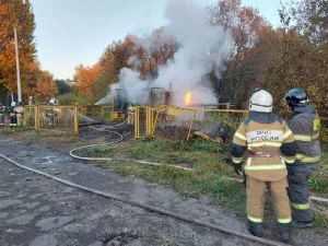 В Пензе произошел пожар на газораспределительной подстанции