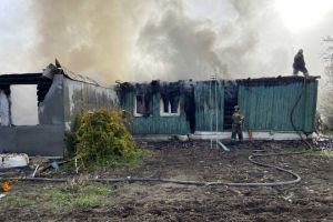 В Пензенской области во время пожара погиб пожилой мужчина